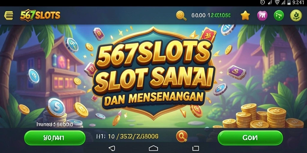 Tampilan gameplay 567SLOTS yang menarik dan menyenangkan.
