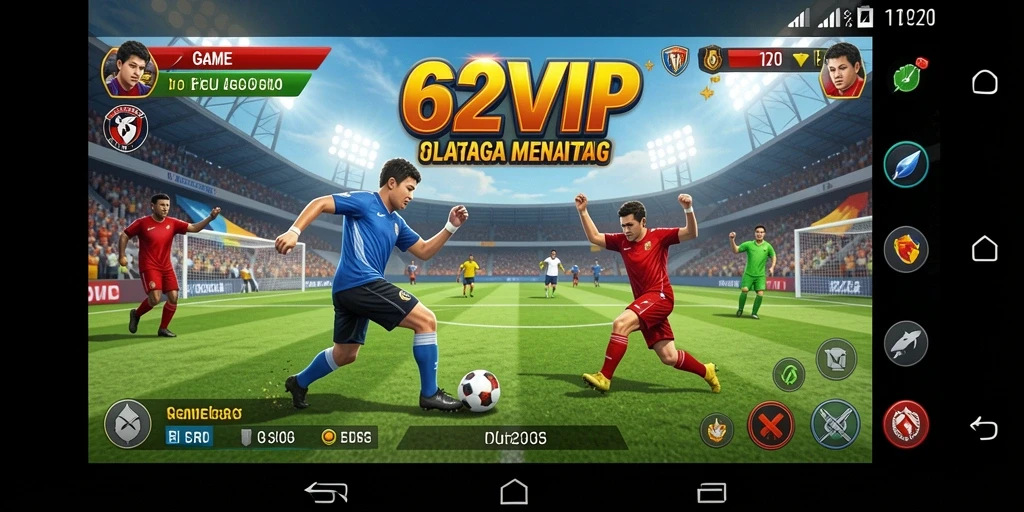 Tampilan gameplay 62VIP yang menegangkan dan penuh aksi.