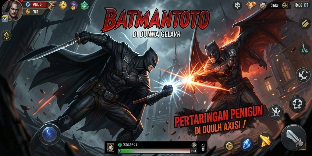 Tampilan gameplay seru dan intens di BATMANTOTO.