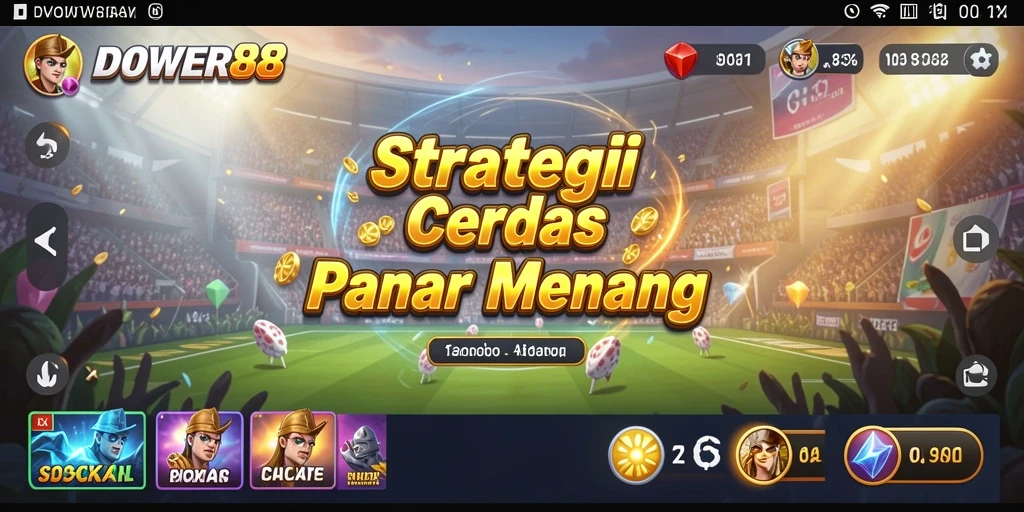Tampilan permainan DOWER88 yang menawan dan penuh strategi.