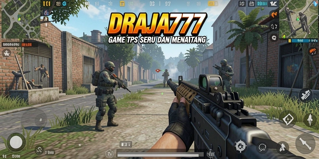 Tangkapan layar DRAJA777 menampilkan aksi gameplay yang mengesankan dalam mode TPS.