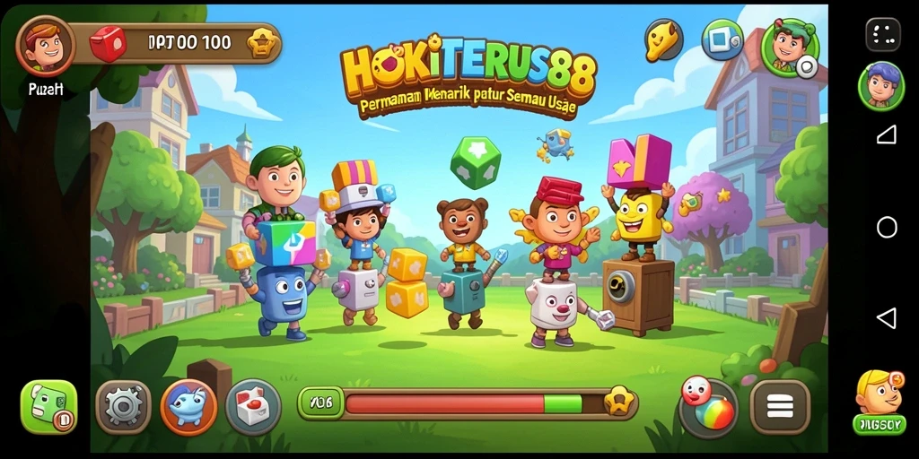 Screenshot gameplay HOKITERUS88 menampilkan tantangan puzzle yang mengasyikkan.