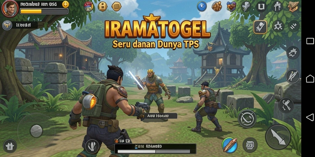 Screenshot gameplay IRAMATOGEL menampilkan aksi TPS yang mendebarkan.