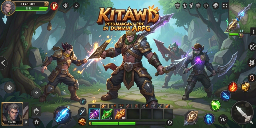 Tangkapan layar gameplay menampilkan aksi pertempuran yang mendebarkan di <strong>KITAWD</strong>.