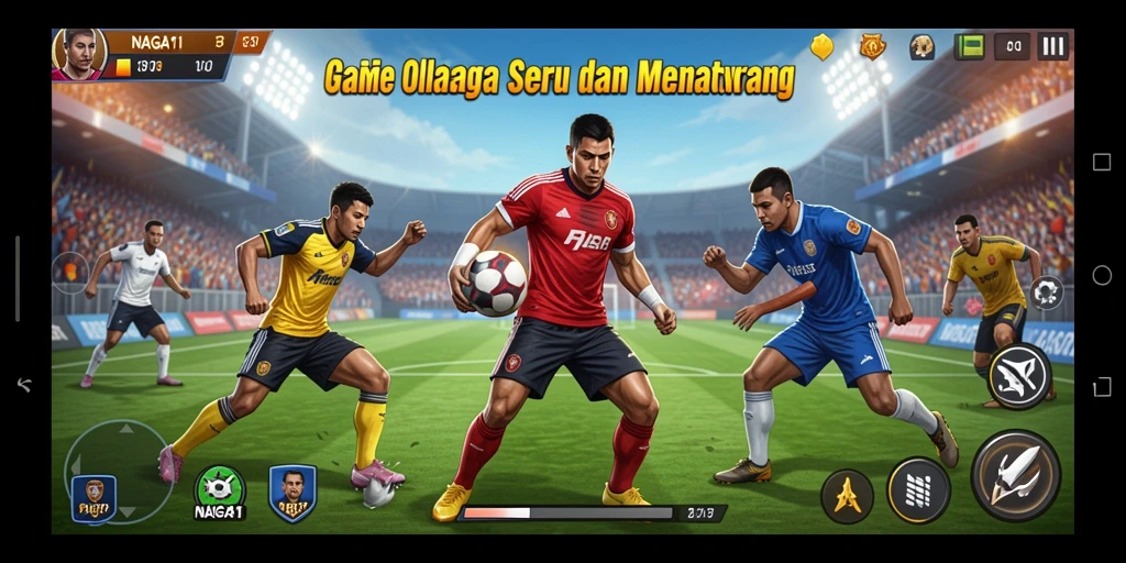 Tampilan menarik dari gameplay NAGA11 yang mengasyikkan.