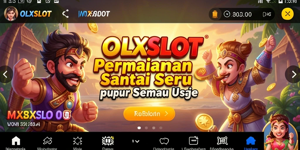 Tampilan menarik dari gameplay OLXSLOT yang menghibur dan menantang.
