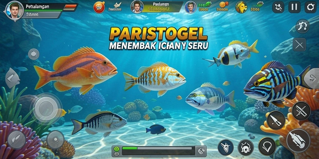 Menikmati momen menembak ikan yang mendebarkan di PARISTOGEL.