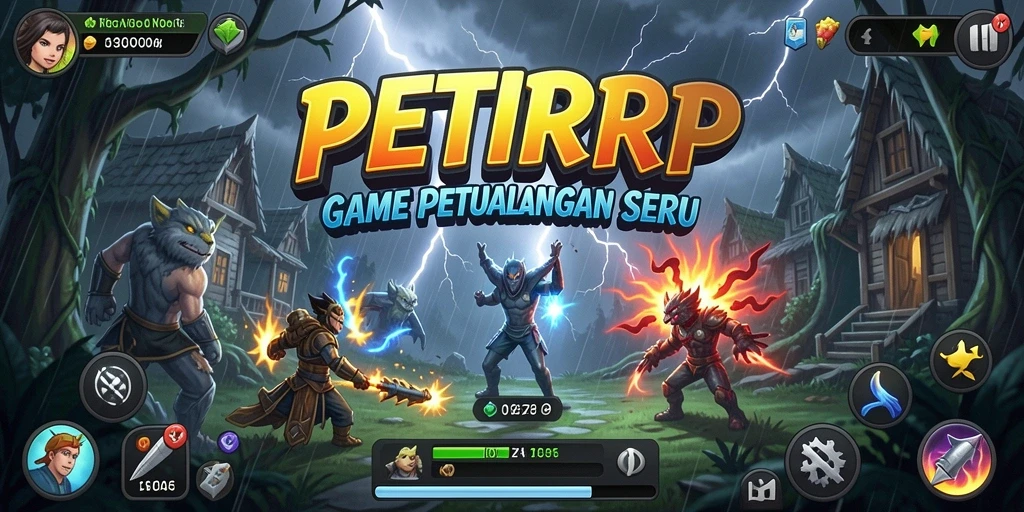 Tampilan gameplay PETIRRP yang menarik dan penuh aksi.