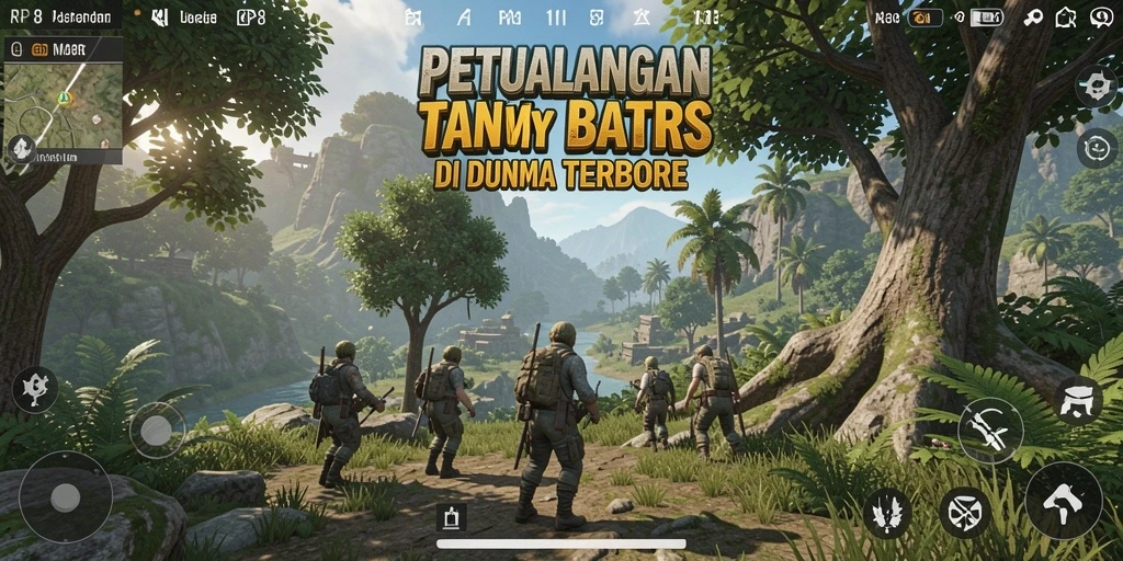 Tampilan gameplay RP8 yang mendebarkan dalam dunia terbuka.
