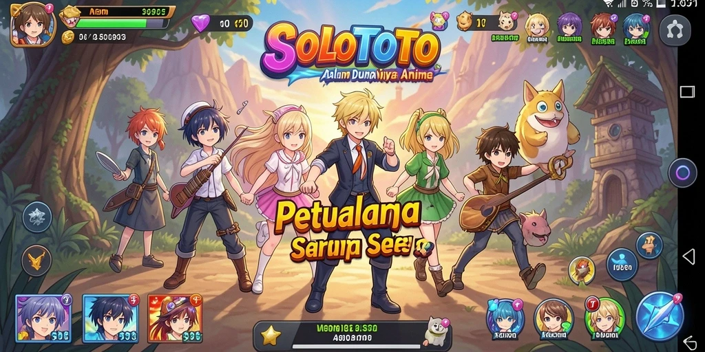 Tampilan menarik dari gameplay SOLOTOTO yang penuh warna.